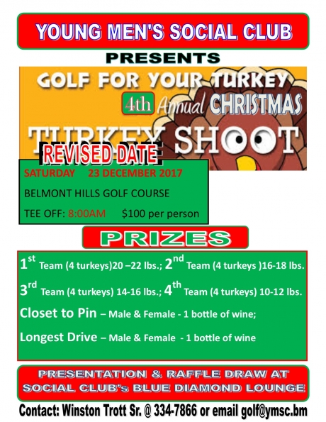 Social Club's 4th Annual Turkey Shoot Golf Tournament